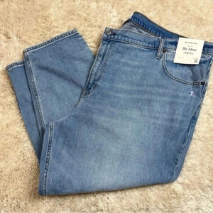 Abercrombie & Fitch Womens high rise Plus Mom jeans size 34/24s